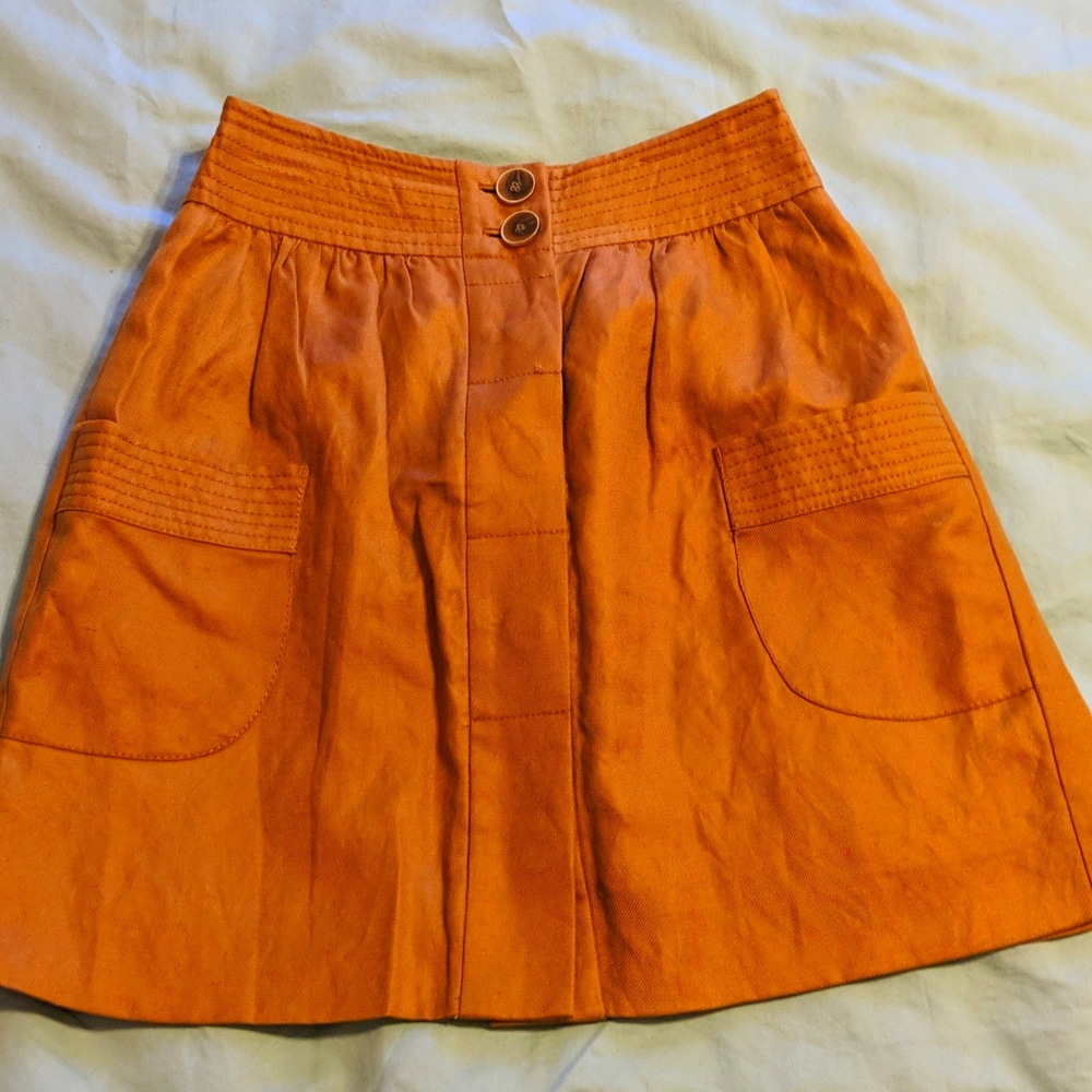 Vintage Linen J Crew Skirt size 00